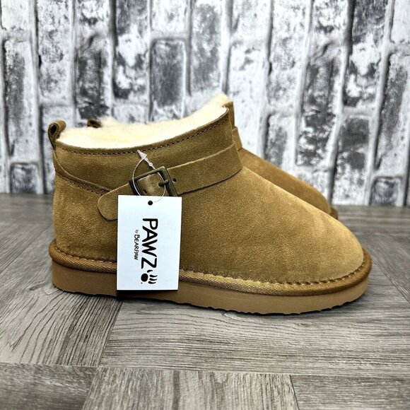 Bearpaw Kids PAWZ Amy Suede Boots size 3 - Picture 2 of 8